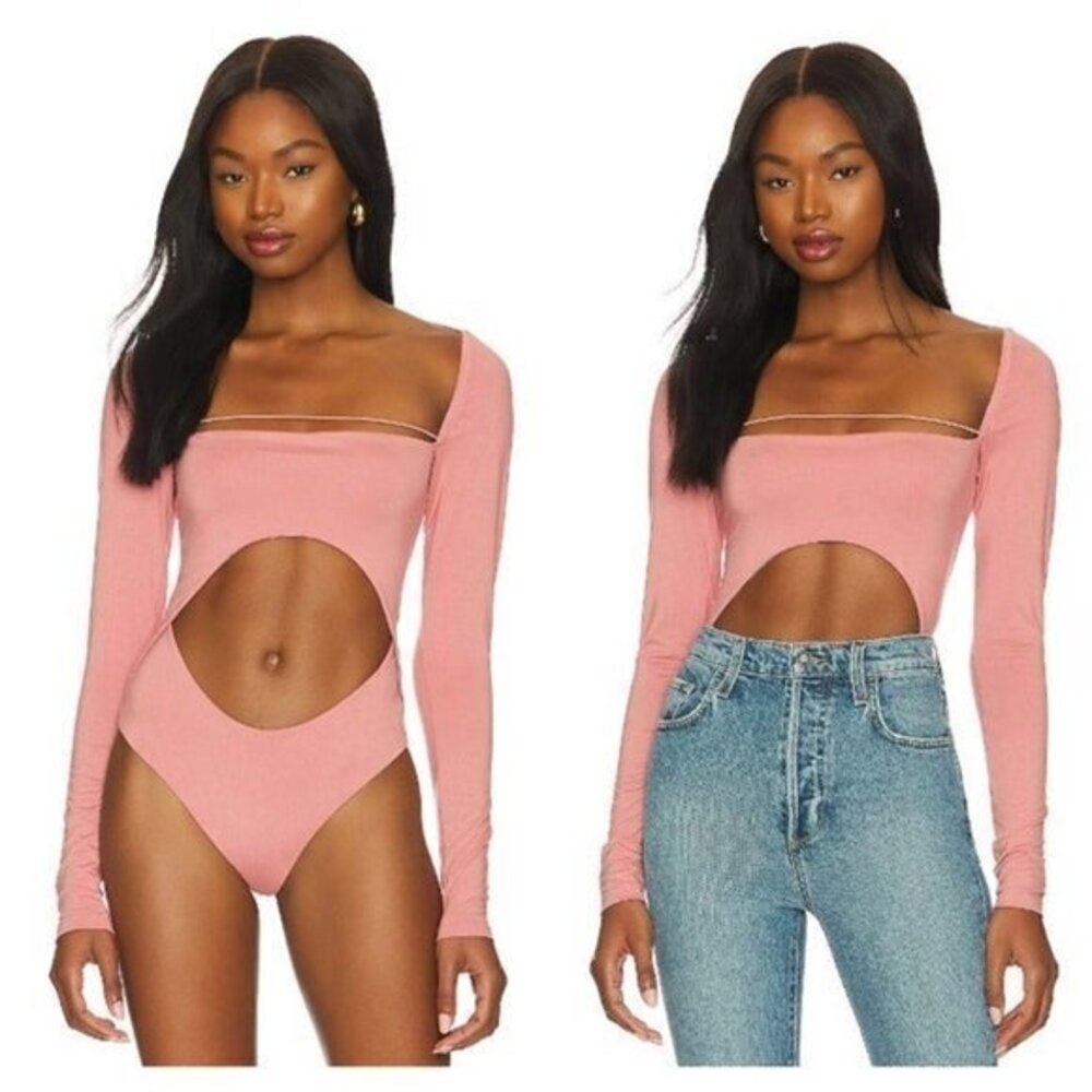 Not Yours To Keep Taja Bodysuit - Rose